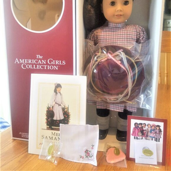 American Girl 18" Samantha 35th Special Edition Birthday Doll & Accessories NEW! - Picture 3 of 9